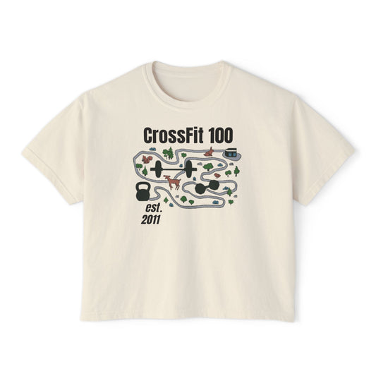 Treasure Map Women's Boxy Tee