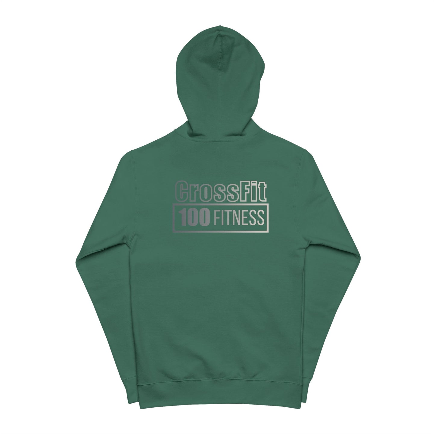 CF100 Fitness - Unisex Fleece Zip Up Hoodie - CF100