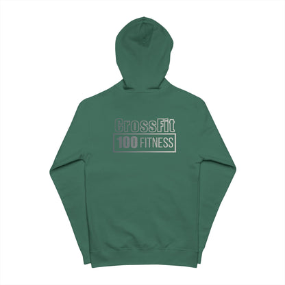 CF100 Fitness - Unisex Fleece Zip Up Hoodie - CF100