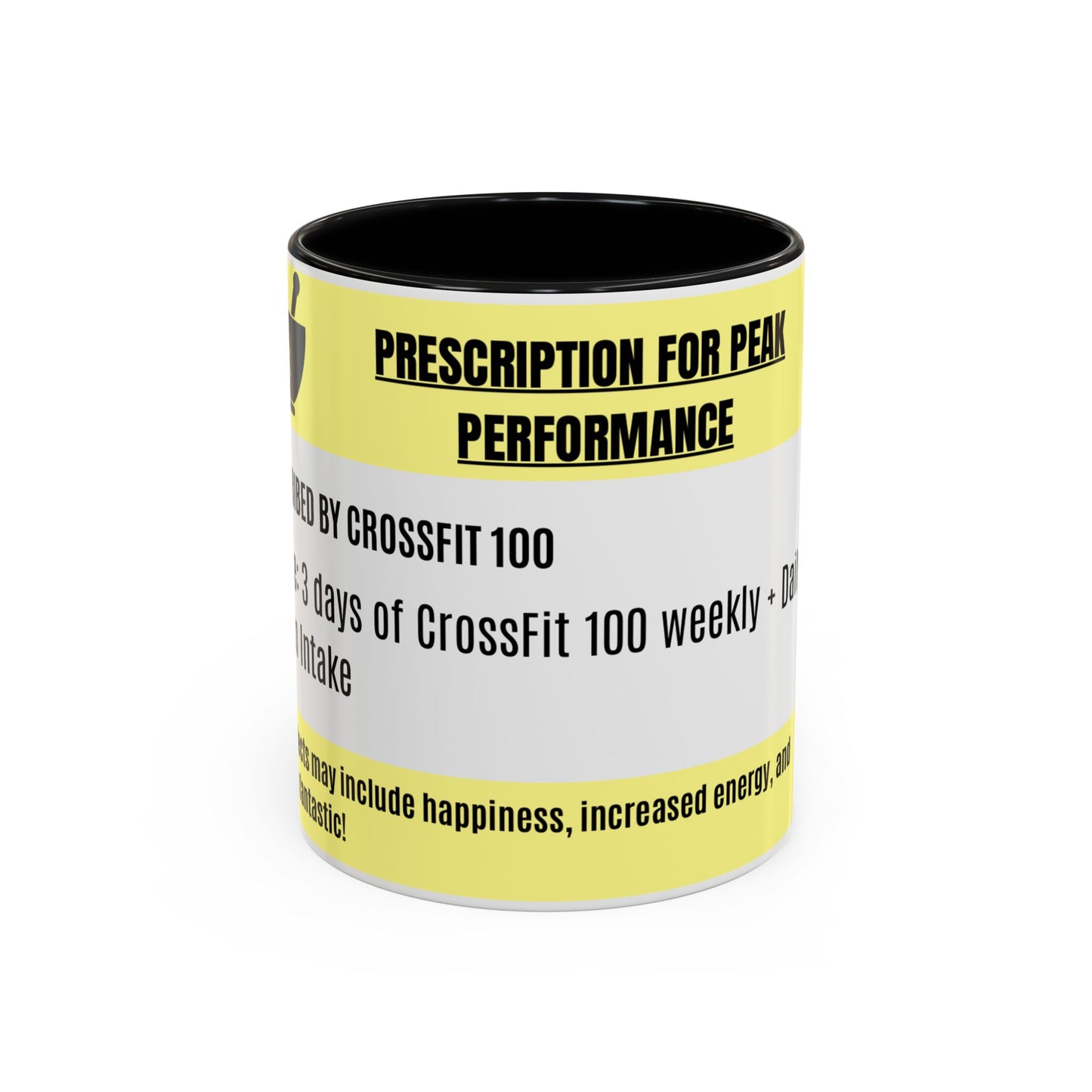 Prescription for Peak Performance Accent Coffee Mug - CF100