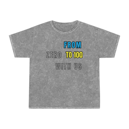 0 To 100 Mineral Wash T-Shirt - CF100