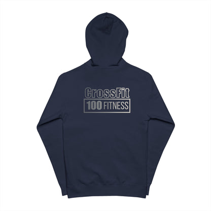 CF100 Fitness - Unisex Fleece Zip Up Hoodie - CF100
