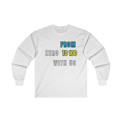 0 To 100 Ultra Cotton Long Sleeve Tee-CF100