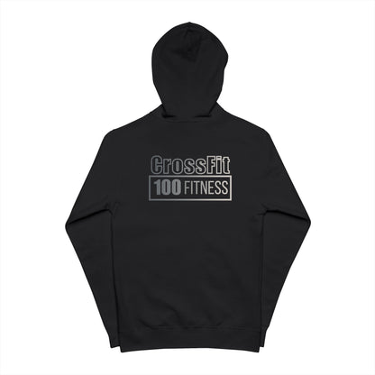 CF100 Fitness - Unisex Fleece Zip Up Hoodie - CF100