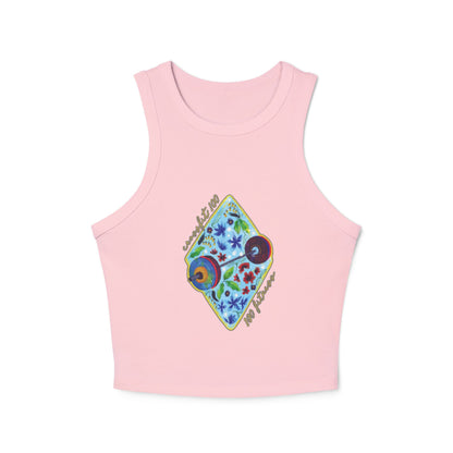 "Gabi's Edition" Women's Micro Rib Racer Tank Top - CF100