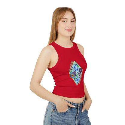 "Gabi's Edition" Women's Micro Rib Racer Tank Top - CF100