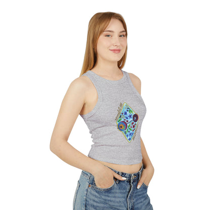 "Gabi's Edition" Women's Micro Rib Racer Tank Top - CF100