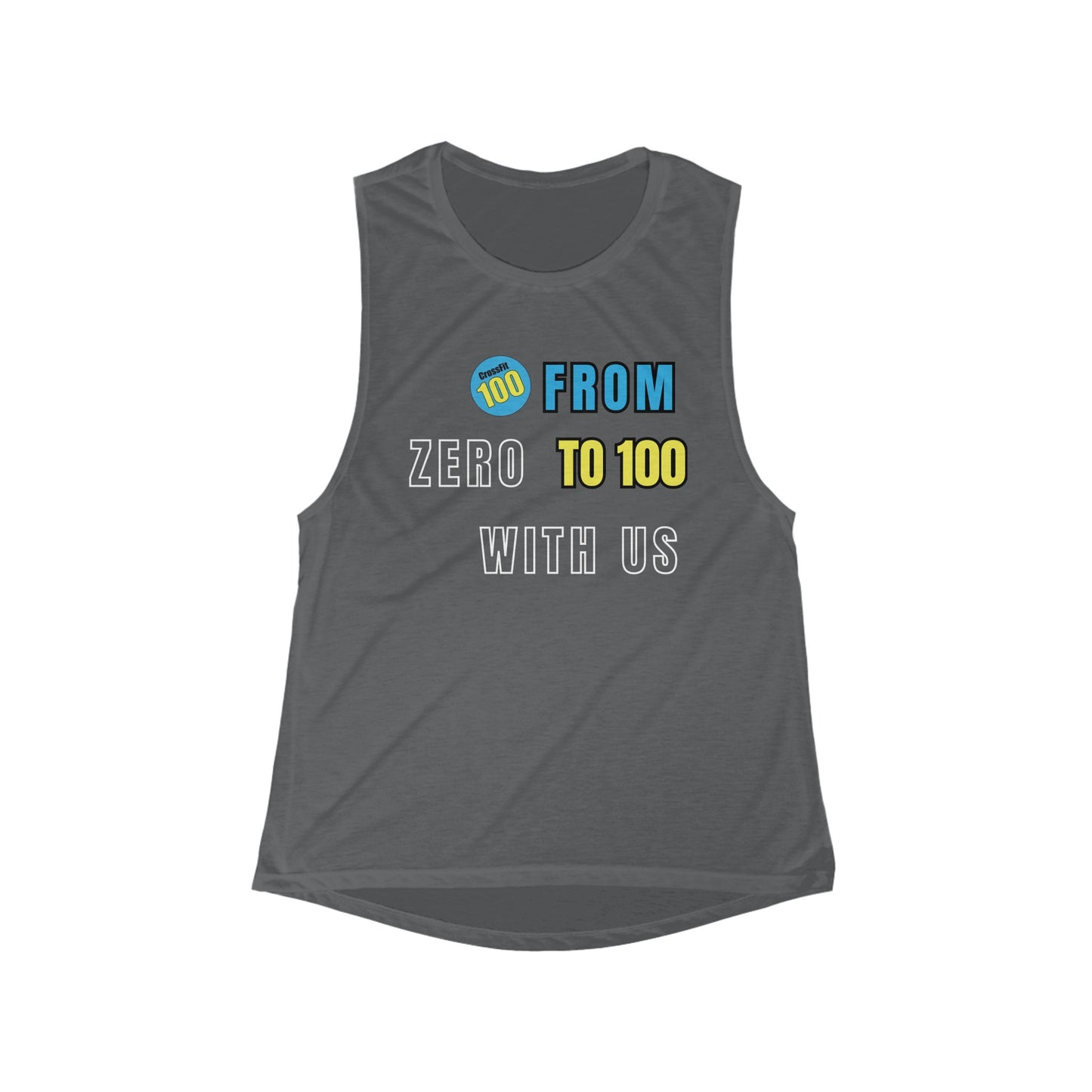 Women's Flowy Scoop Muscle Tank - CF100