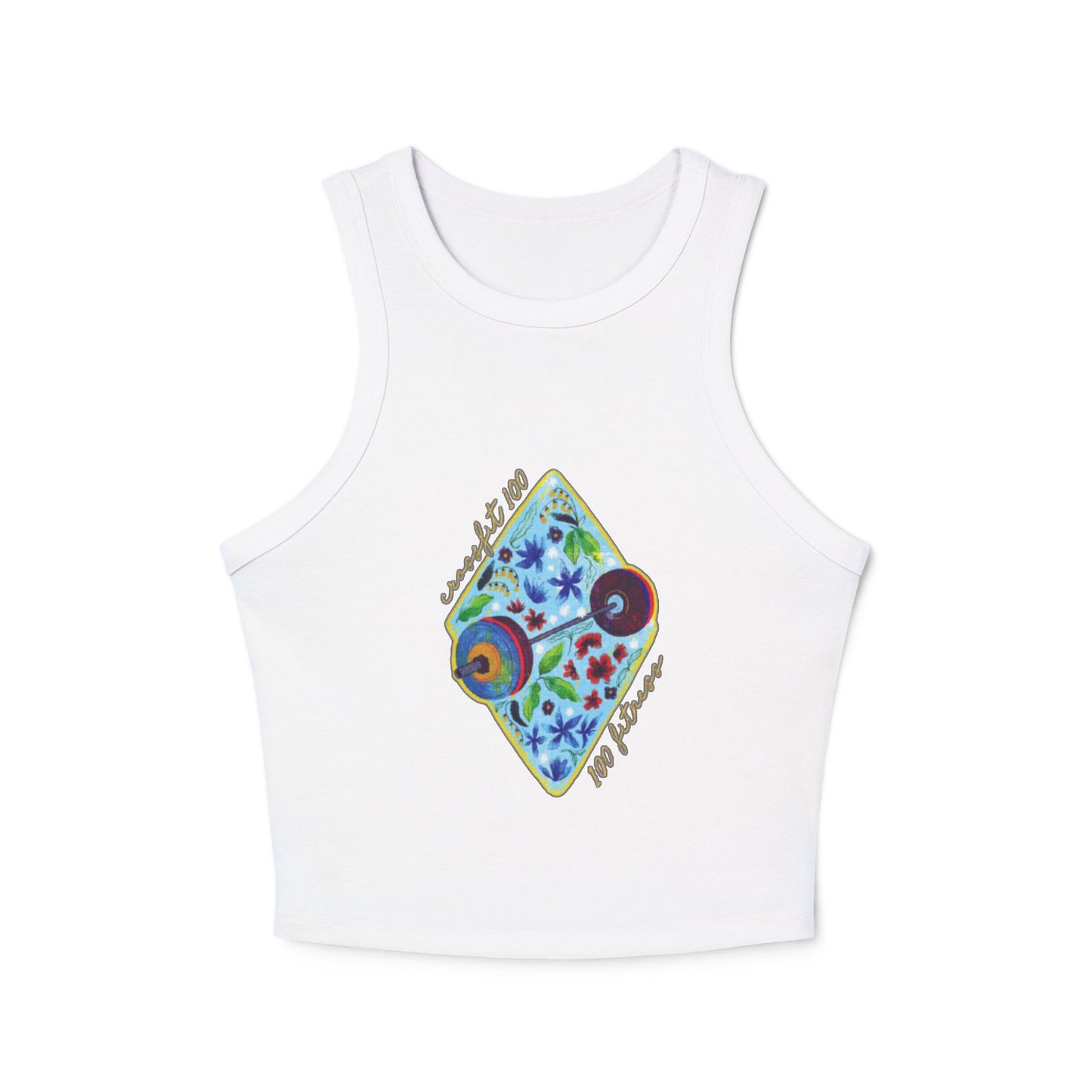 "Gabi's Edition" Women's Micro Rib Racer Tank Top - CF100