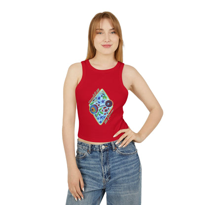 "Gabi's Edition" Women's Micro Rib Racer Tank Top - CF100