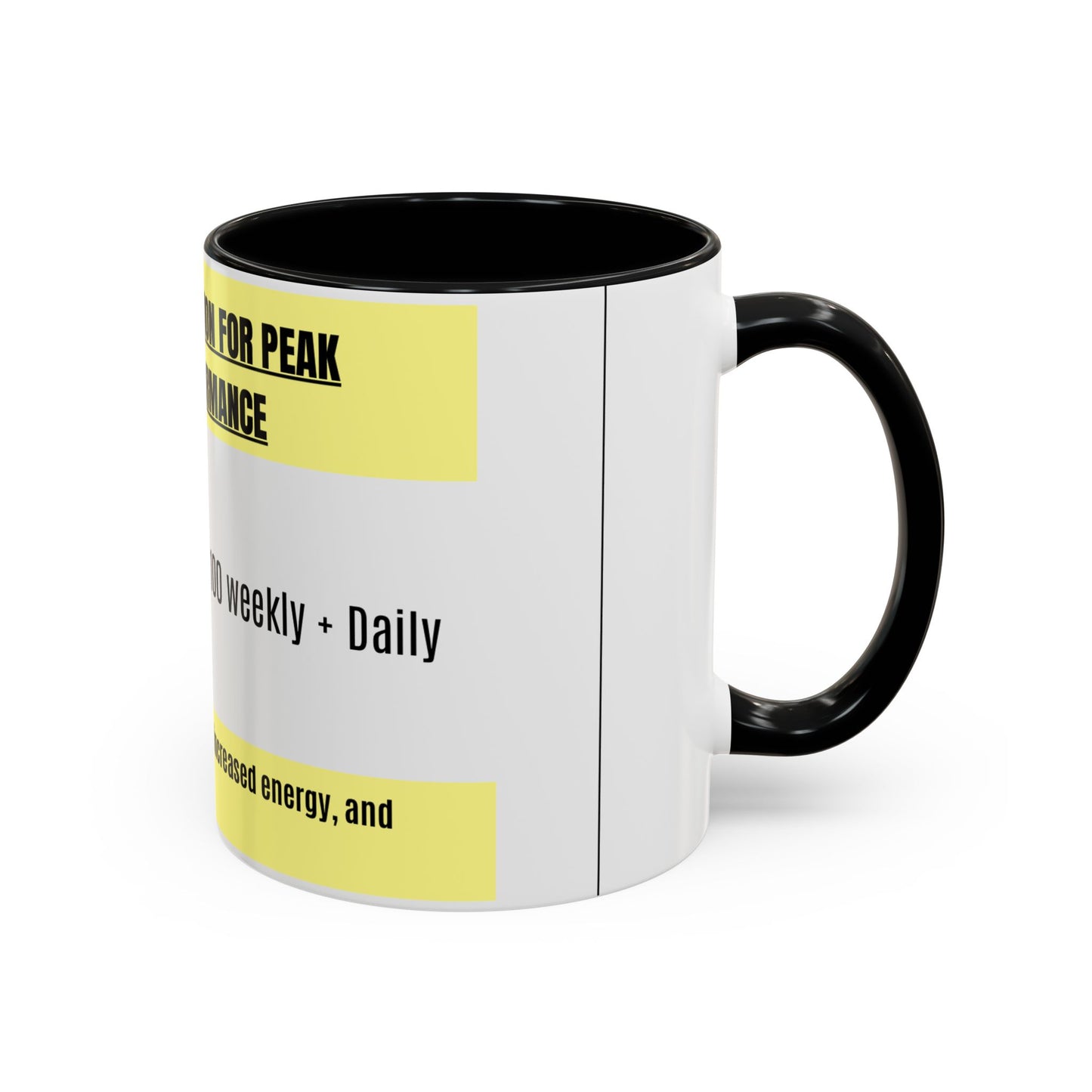 Prescription for Peak Performance Accent Coffee Mug - CF100